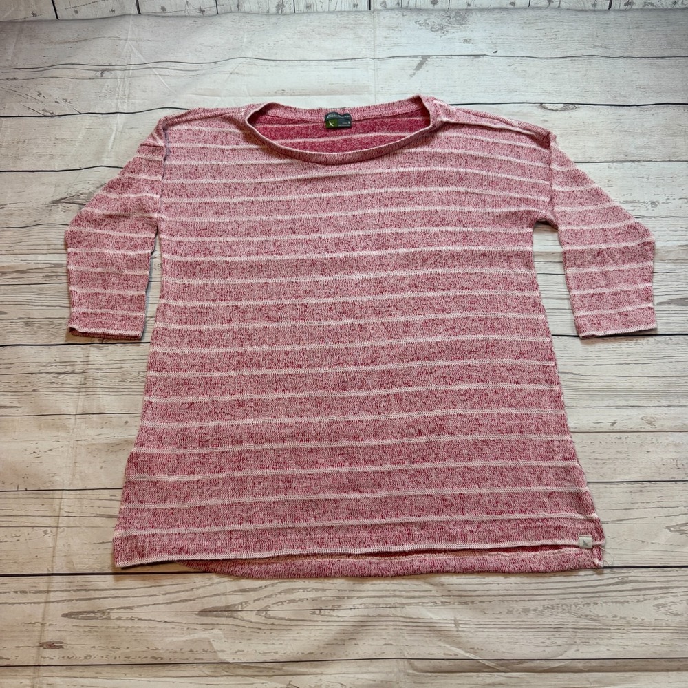 Eddie Bauer Pullover Knit Shirt Red Women's Size Medium